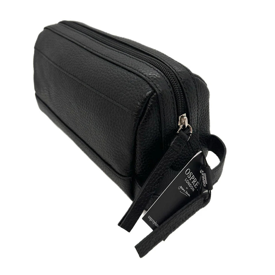 OSPREY LONDON Medium Leather Washbag