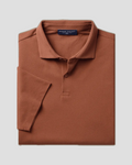 Charles Tyrwhitt Smart Pique Polo - Orange