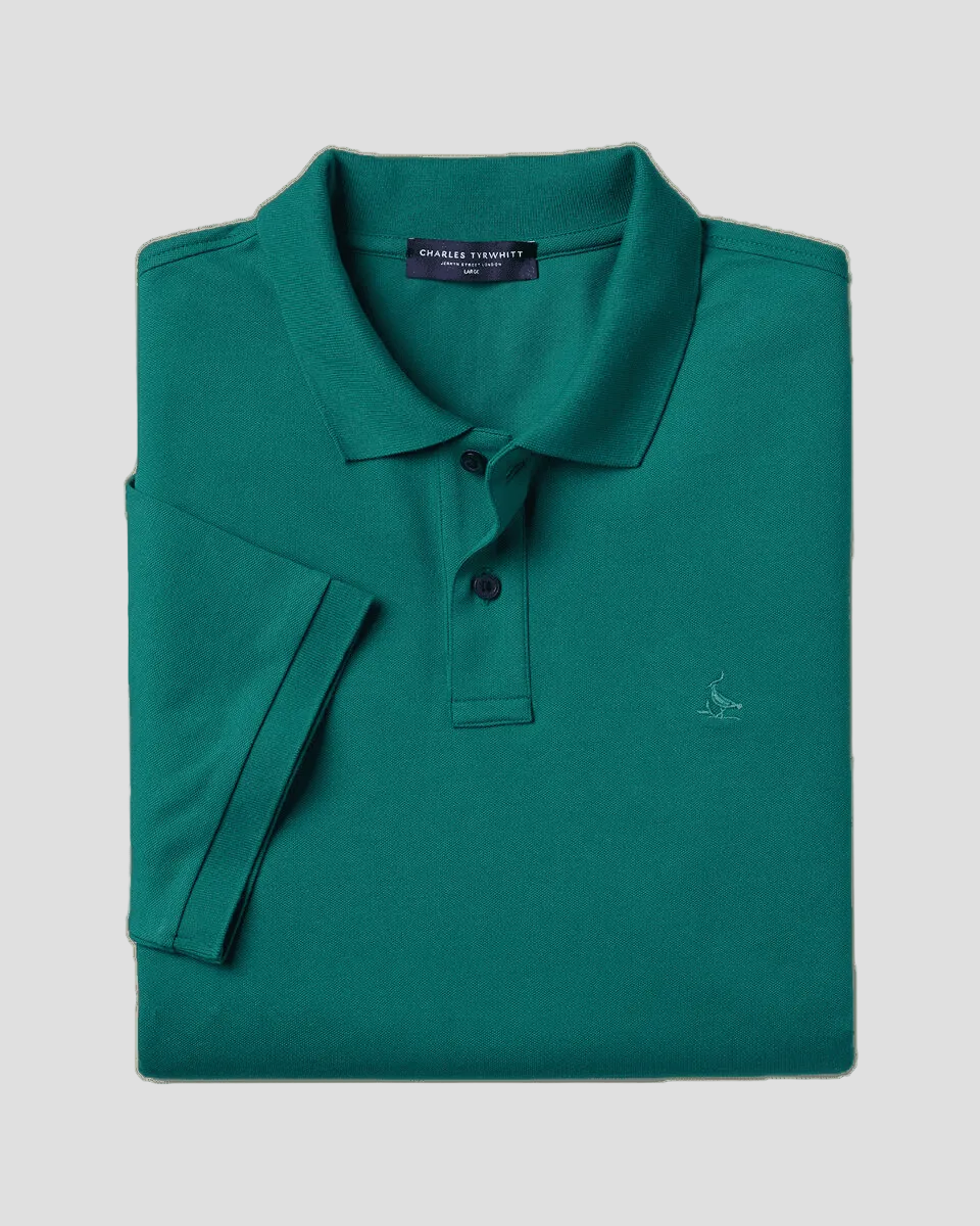 Charles Tyrwhitt Pique Polo – Green.