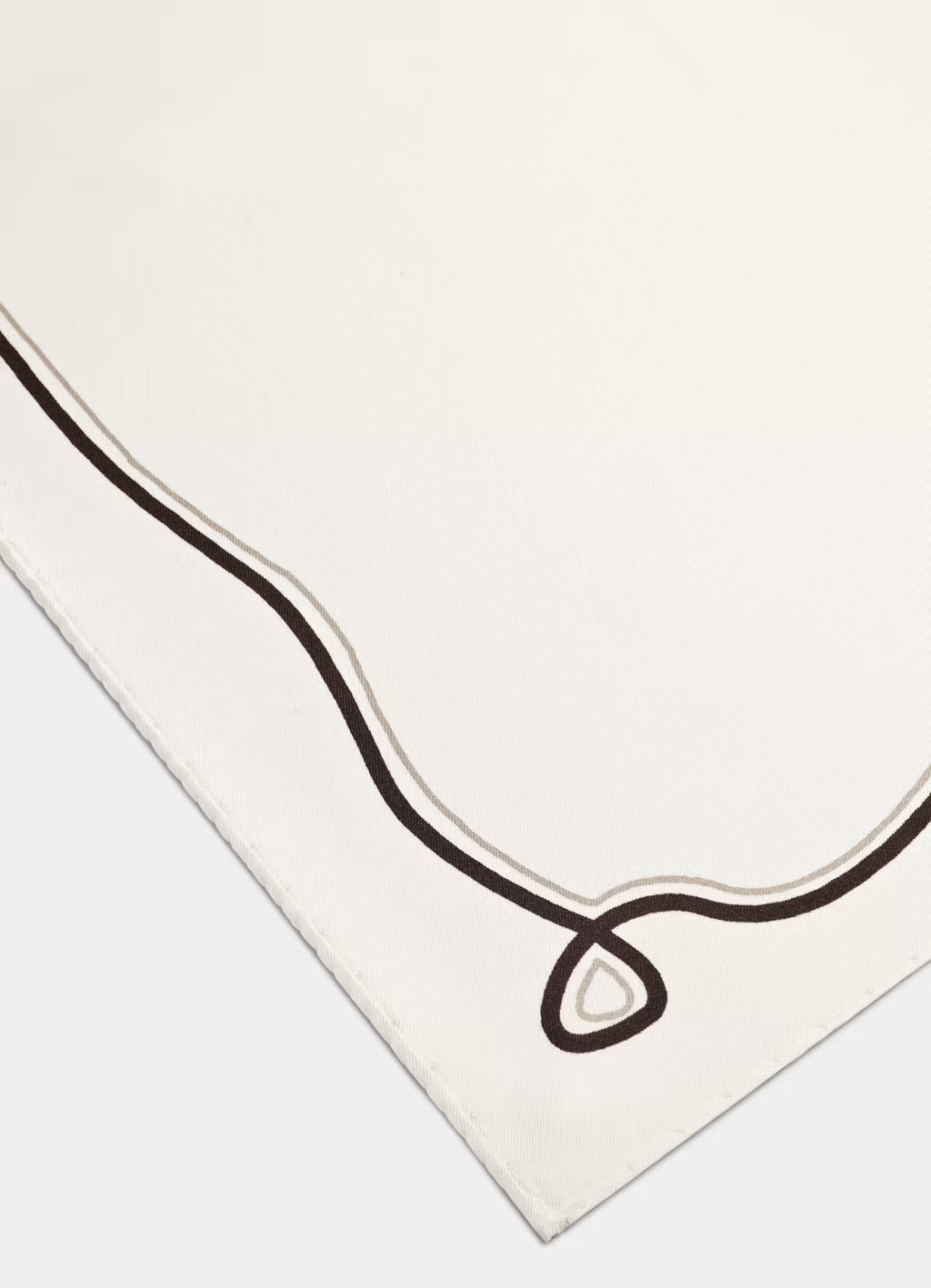 SUITSUPPLY Navy Pocket Square - Silk by Bottinelli, Italy