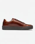 Oliver Sweeney Pull Up Leather Cupsole Trainers – Tan