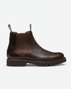 Oliver Sweeney Oiled Calf Leather Chelsea Boots – Dark Brown