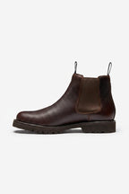 Oliver Sweeney Oiled Calf Leather Chelsea Boots – Dark Brown