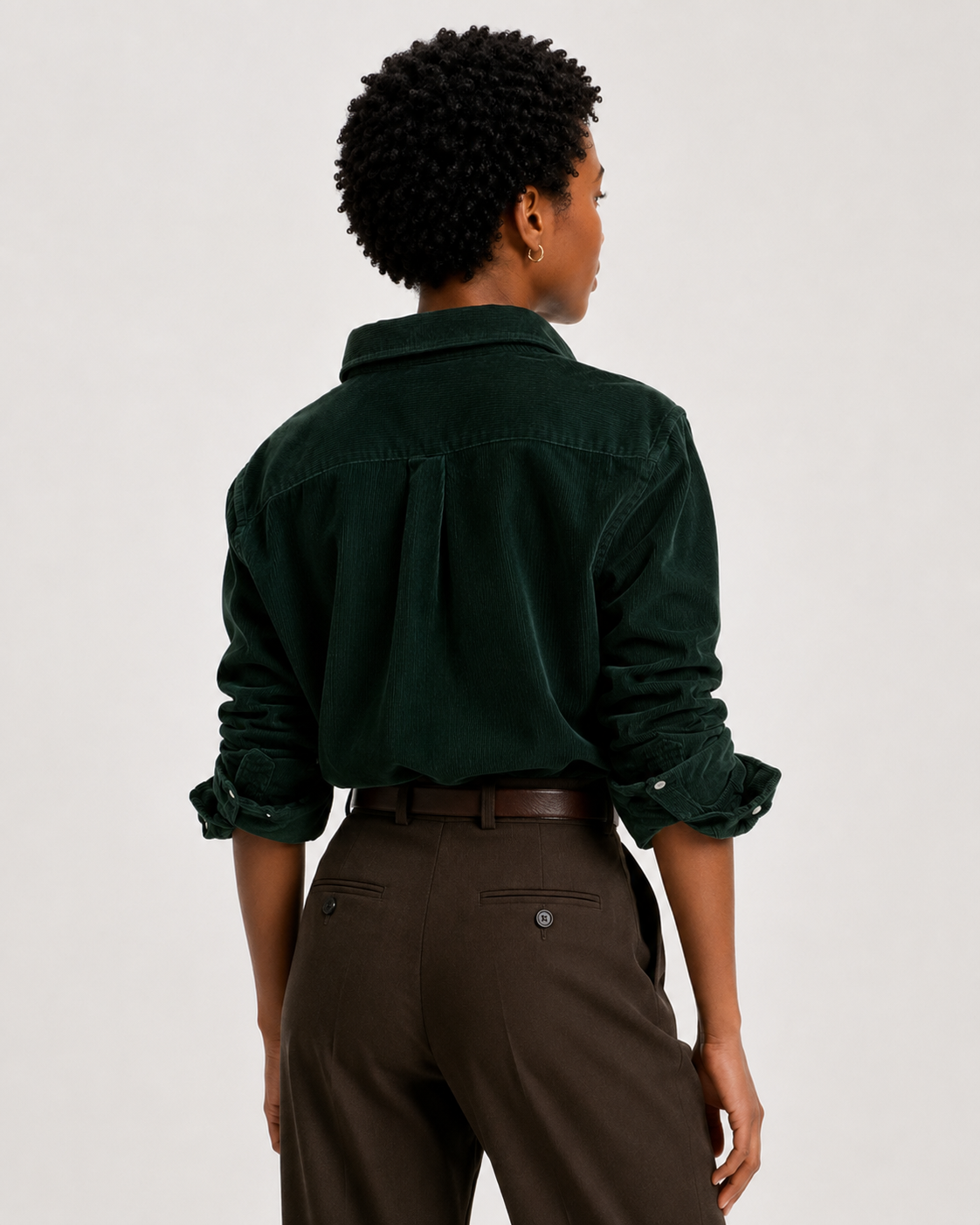 Polo Ralph Lauren Classic Fit Cotton Corduroy Shirt - Dark Green