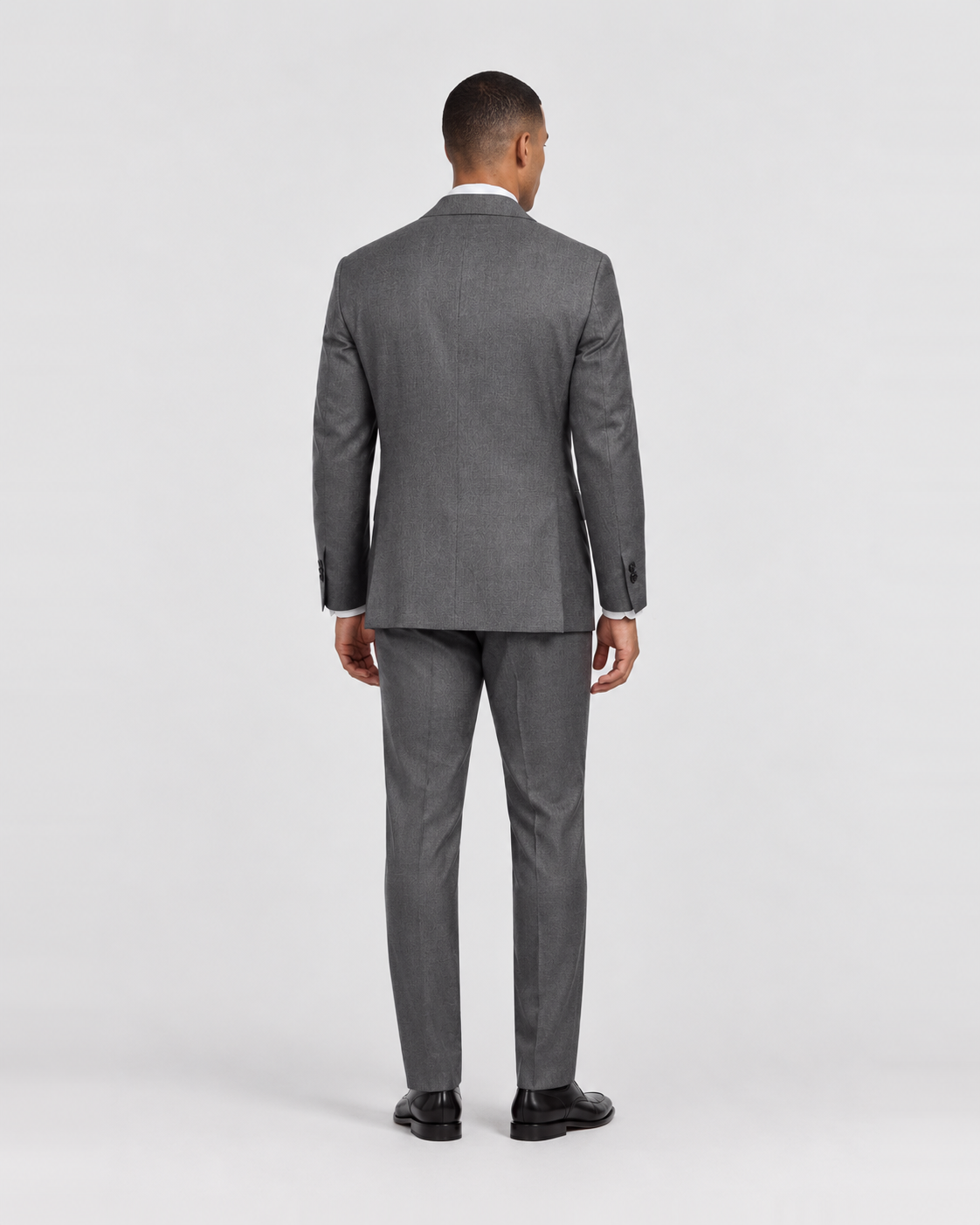 Hawes & Curtis Tailored Fit Grey Crosshatch 1913 Suit