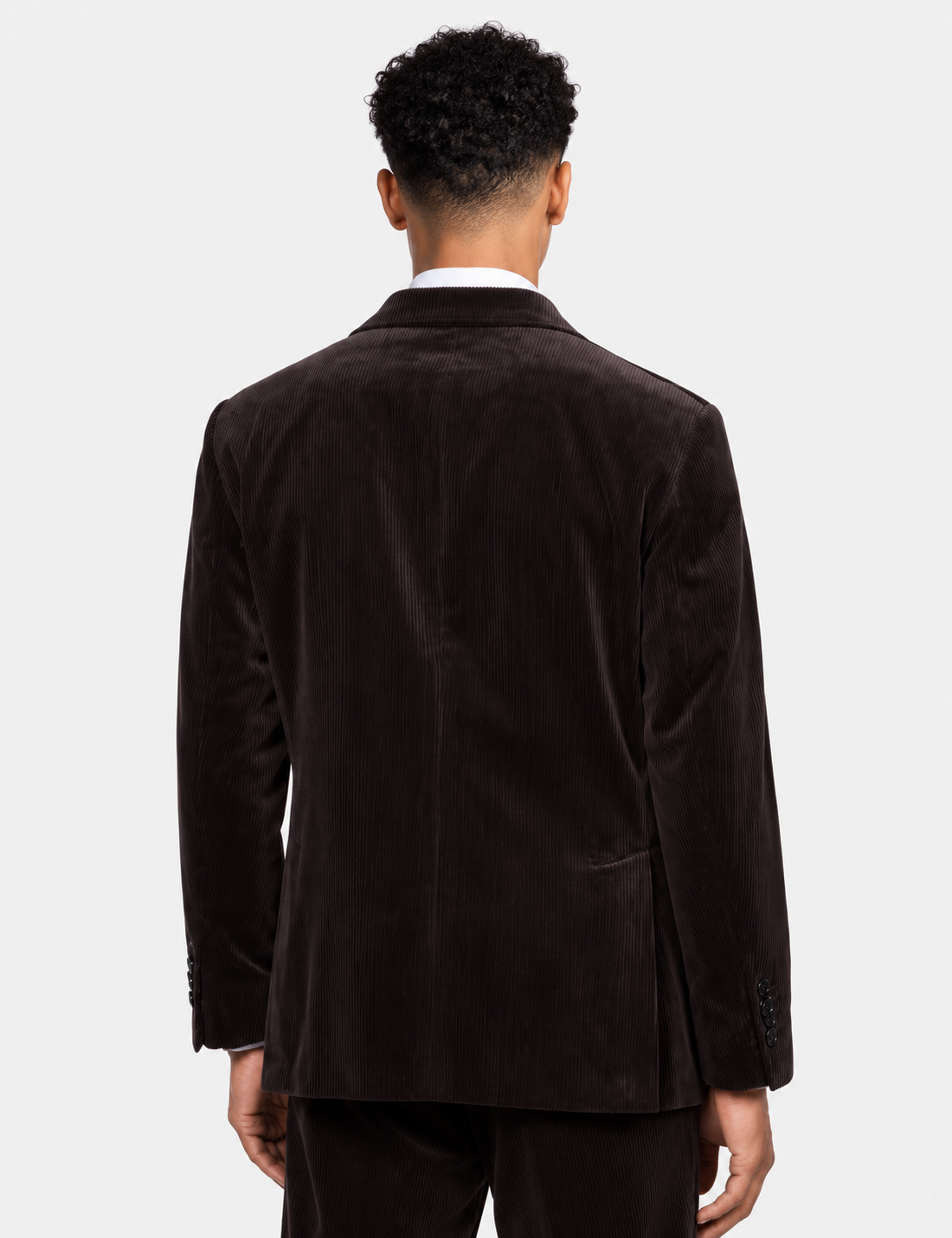 Hawes & Curtis Tailored Fit Chocolate Cord 1913 Suit