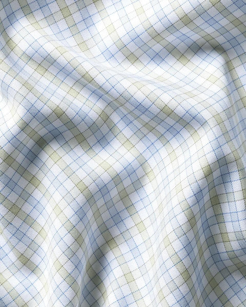 Charles Tyrwhitt Button-Down Non-Iron Oxford Check Shirt - Green
