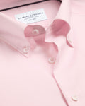 Charles Tyrwhitt Non-Iron Stretch Pinpoint Oxford Shirt – Light Pink