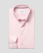 Charles Tyrwhitt Non-Iron Stretch Pinpoint Oxford Shirt – Light Pink