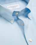 Charles Tyrwhitt Non-Iron Stretch Oxford Shirt - Light Blue