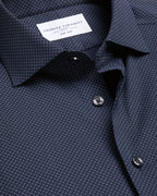 Charles Tyrwhitt Non-Iron Performance Print Shirt - Navy