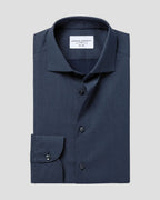 Charles Tyrwhitt Non-Iron Performance Print Shirt - Navy