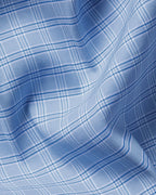Charles Tyrwhitt Non-Iron Performance Windowpane Check Shirt - Blue