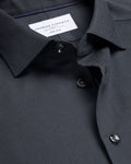 Charles Tyrwhitt Non-Iron Stretch Texture Shirt – Charcoal Grey