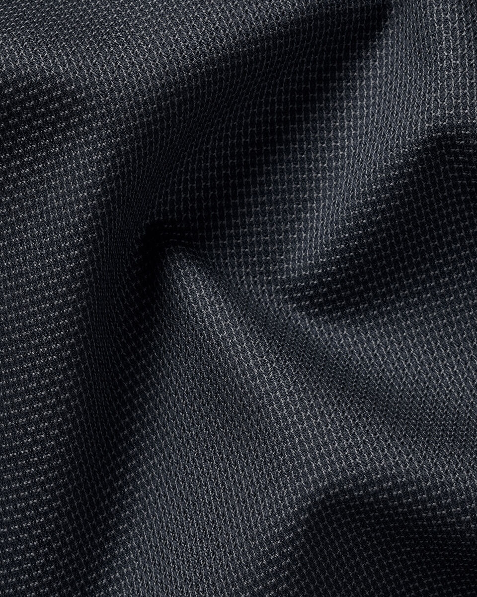 Charles Tyrwhitt Non-Iron Stretch Texture Shirt – Charcoal Grey