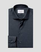 Charles Tyrwhitt Non-Iron Stretch Texture Shirt – Charcoal Grey