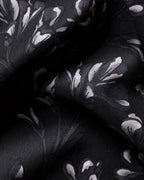 Charles Tyrwhitt Non-Iron Stretch Floral Print Shirt - Black