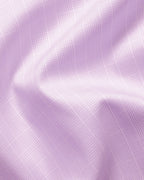 Charles Tyrwhitt Non-Iron Stretch Pinpoint Oxford Prince of Wales Shirt - Lilac