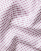 Charles Tyrwhitt Non-Iron Stretch Oxford Check Shirt - Burgundy Red