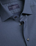 Charles Tyrwhitt Non-Iron Performance Geo Print Shirt - Navy