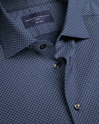 Charles Tyrwhitt Non-Iron Performance Geo Print Shirt - Navy