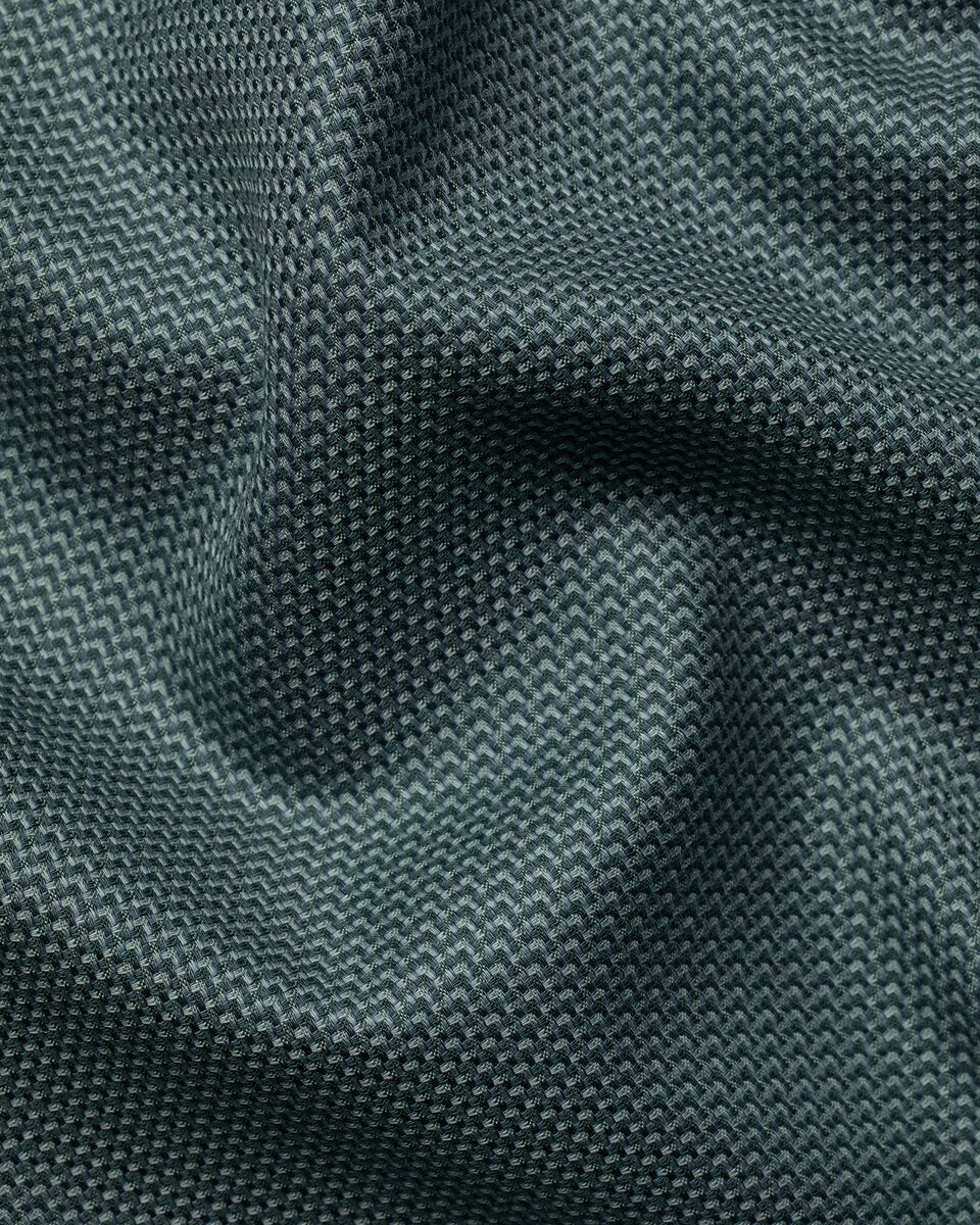 Charles Tyrwhitt Non-Iron Stretch Texture Shirt - Teal Green