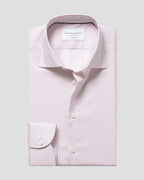 Charles Tyrwhitt Non-Iron Stretch Geo Print Shirt - Dark Pink
