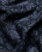 Charles Tyrwhitt Non-Iron Stretch Floral Print Shirt - Navy Blue
