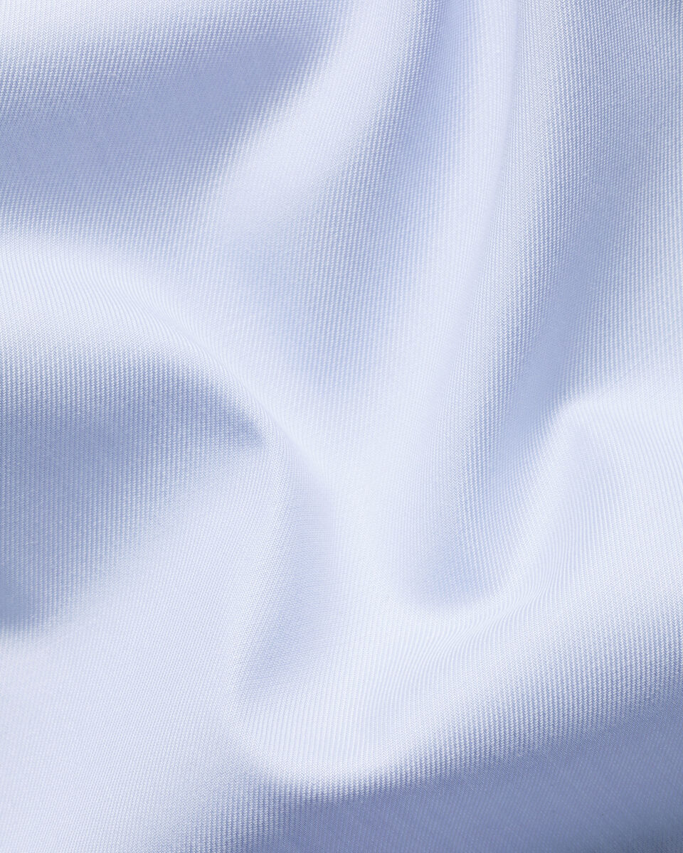Charles Tyrwhitt Non-Iron Stretch Printed Trim Shirt - Sky Blue