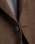 Charles Tyrwhitt Wool Texture Jacket - Chocolate Brown