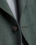 Charles Tyrwhitt Wool Textured Jacket - Forest Green