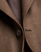 Charles Tyrwhitt Wool Textured Jacket - Toffee