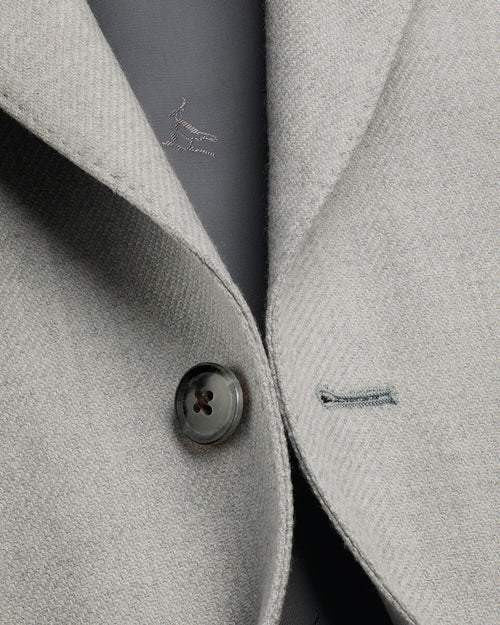 Charles Tyrwhitt Wool Silk Jacket - Silver Grey