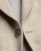 Charles Tyrwhitt Wool Silk Check Jacket - Stone