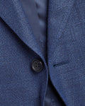 Charles Tyrwhitt Luxury Italian Hopsack Jacket - Royal Blue