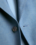 Charles Tyrwhitt Linen Cotton Jacket - Light Blue