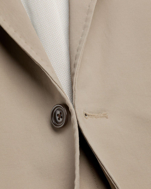Charles Tyrwhitt Cotton Stretch Jacket - Taupe