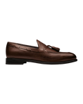 Charles Tyrwhitt Grain Leather Tassel Loafers - Chocolate Brown