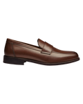 Charles Tyrwhitt Leather Penny Loafers - Chestnut Brown