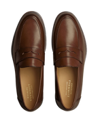 Charles Tyrwhitt Leather Penny Loafers - Chestnut Brown