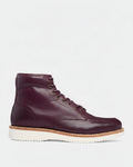 Oliver Sweeney Salerno Burgundy Antiqued Leather Moccasin Boots