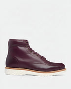 Oliver Sweeney Salerno Burgundy Antiqued Leather Moccasin Boots