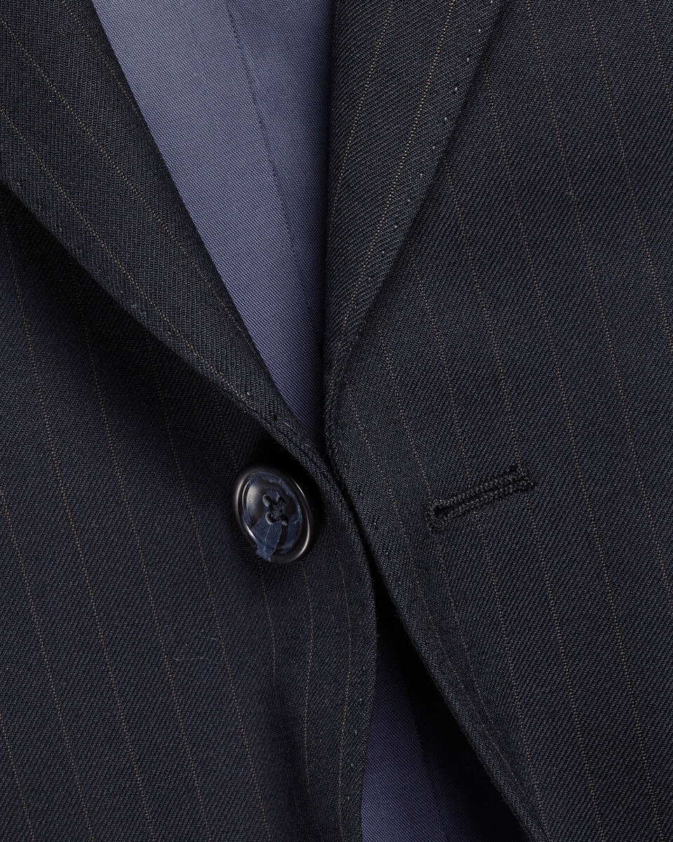 Charles Tyrwhitt Stripe Suit - French Navy