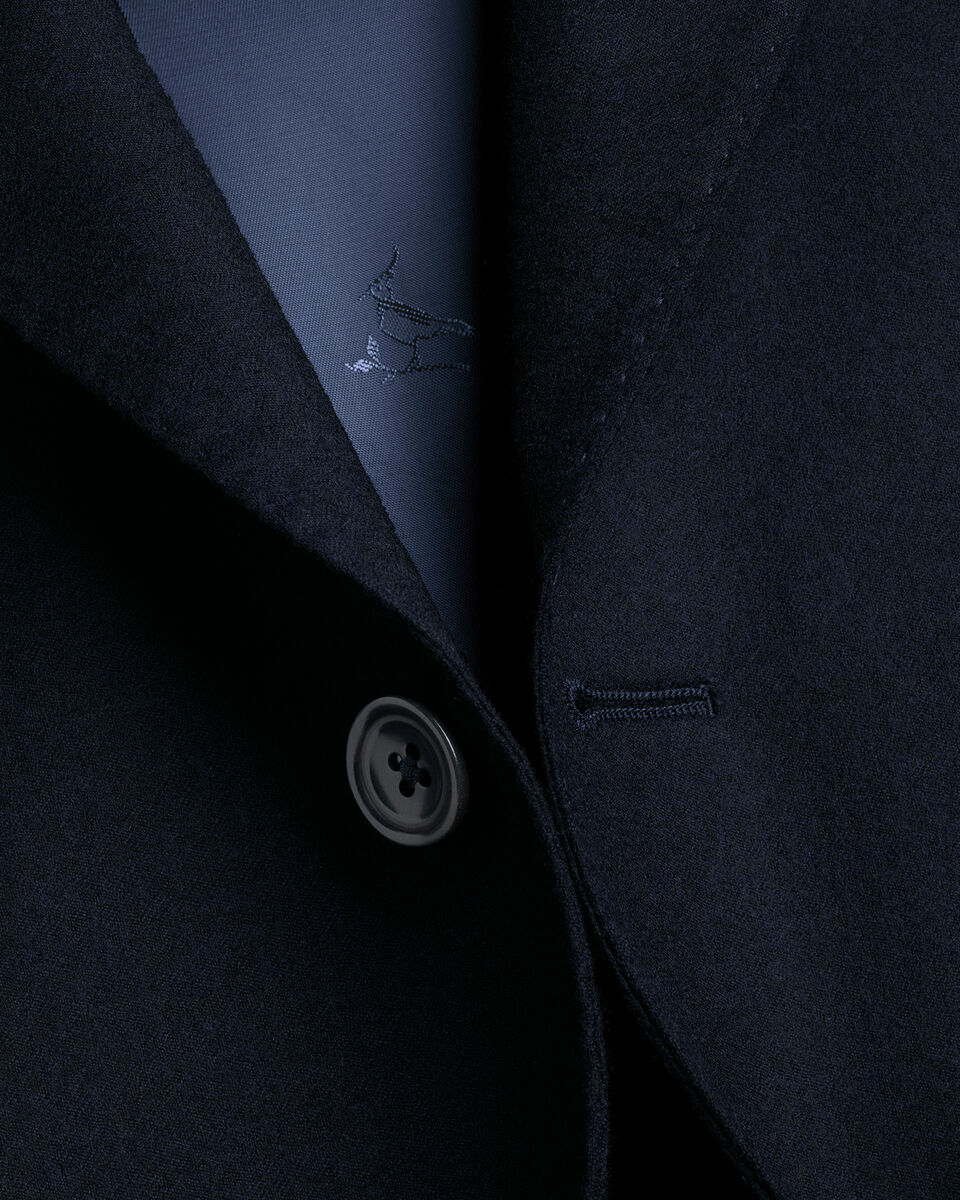Charles Tyrwhitt Italian Luxury Flannel Suit - Navy