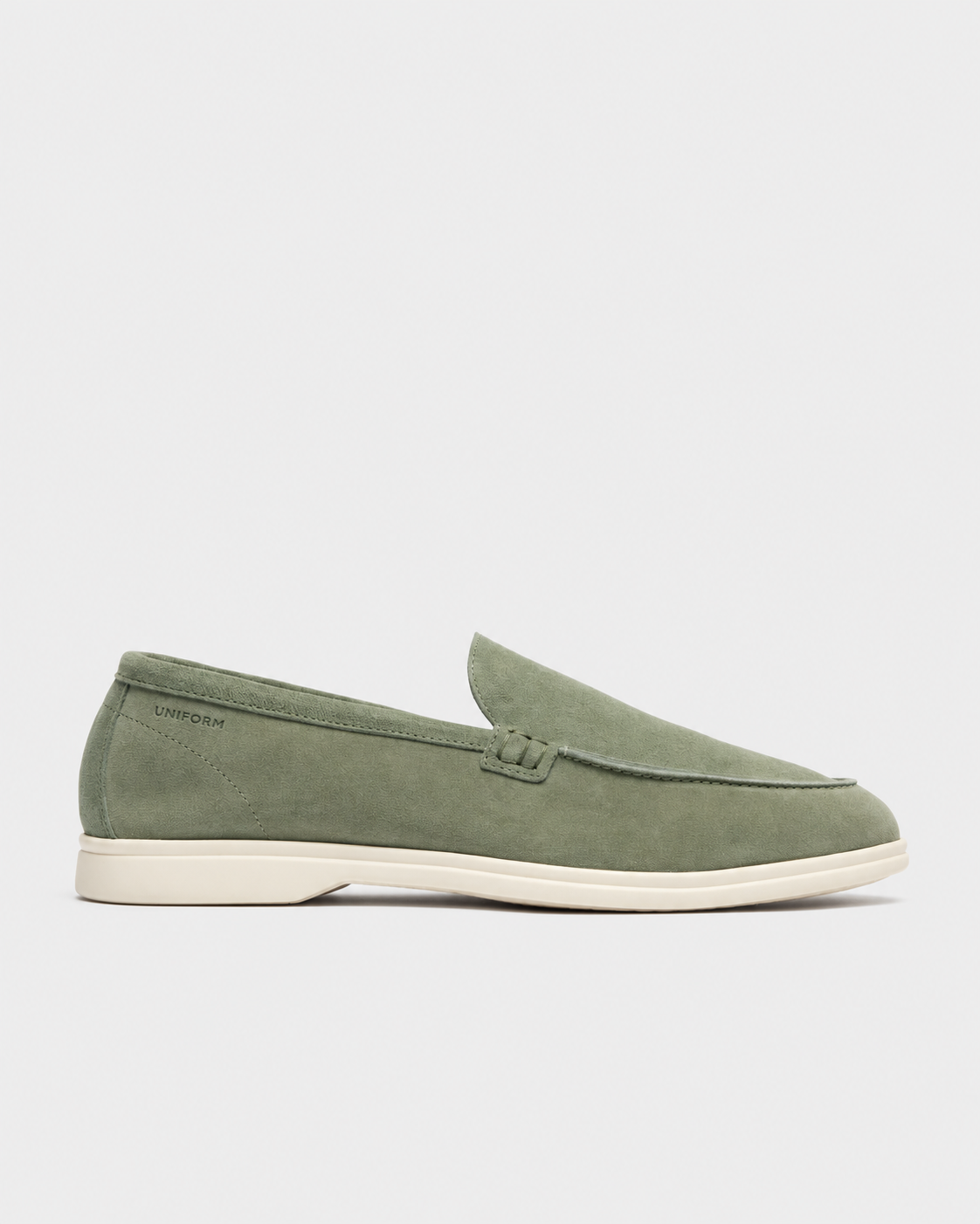 UNIFORM STANDARD Relaxed Loafer Sage Suede