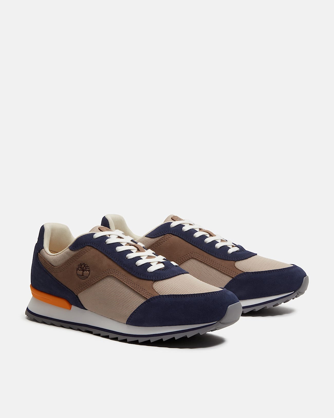 Timberland Scout Heights Trainer – Light Beige/Dark Blue - LuxxeCoast