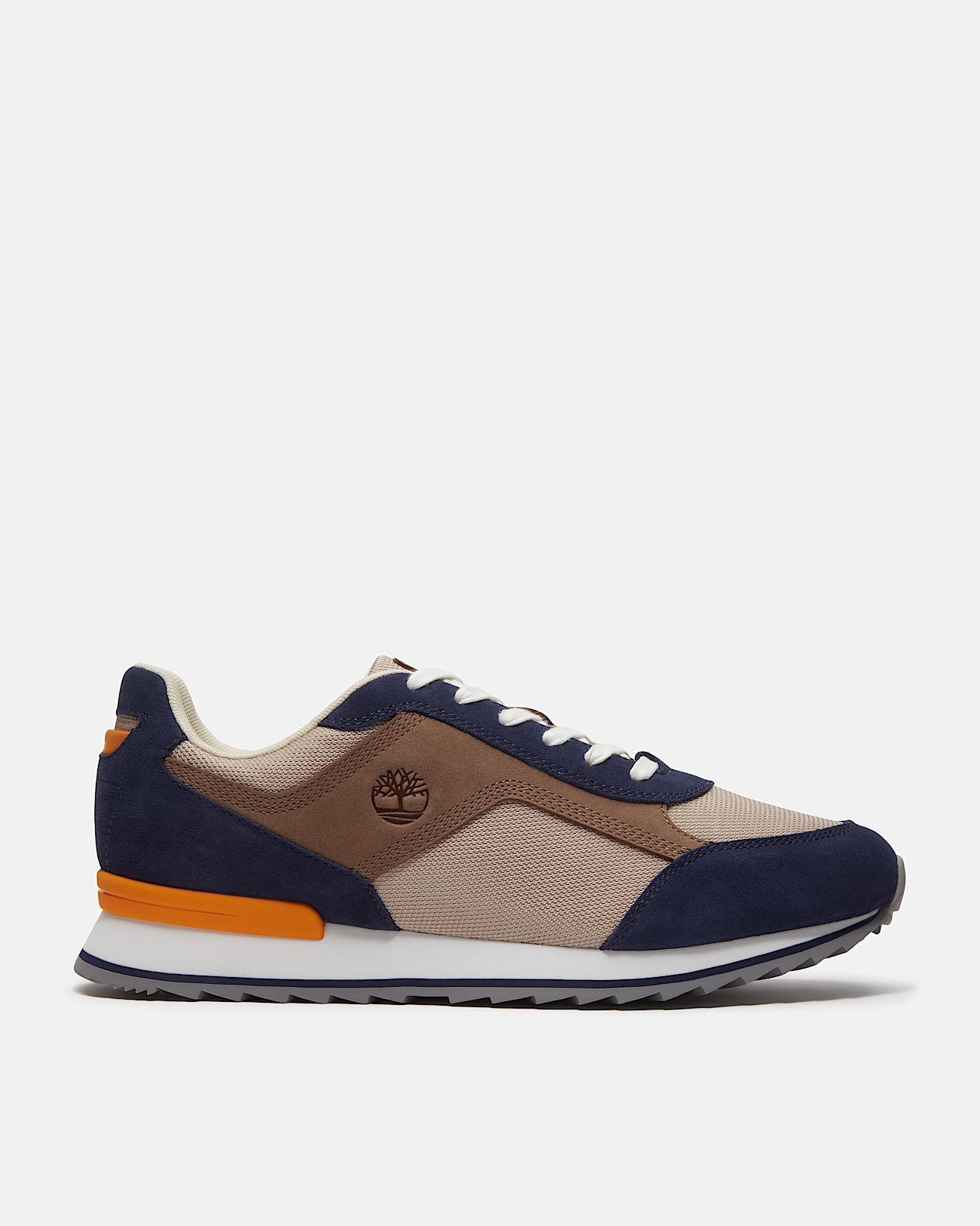 Timberland Scout Heights Trainer – Light Beige/Dark Blue - LuxxeCoast