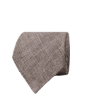 Hawes & Curtis 1913 Mélange Linen Tie - Light Brown