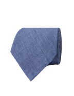 Hawes & Curtis 1913 Mélange Linen Tie - Denim