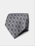 Hawes & Curtis Silver Geo Textured 1913 Tie